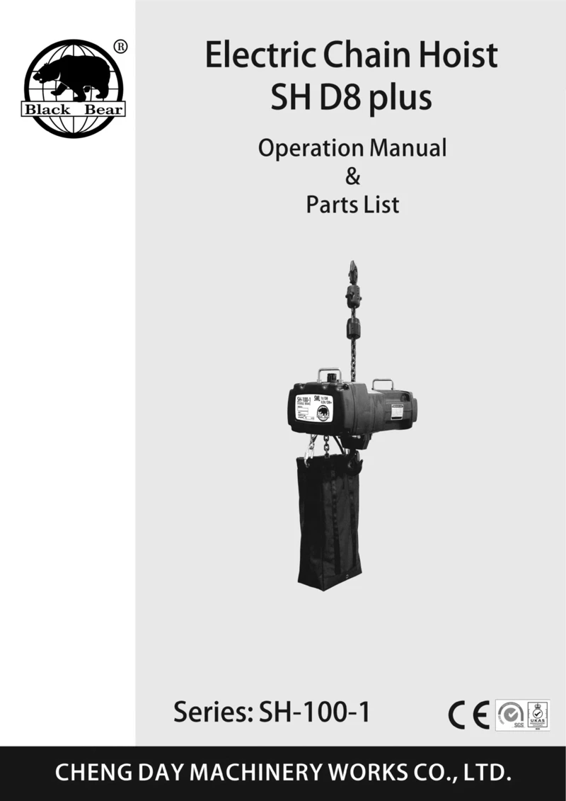 Electric Chain Hoist-SHD8+ series-BB